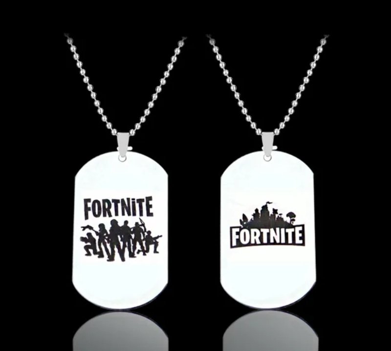 Naszyjnik chain wisiorek fortnite gra roblox prezent streetwear y2k vdolce