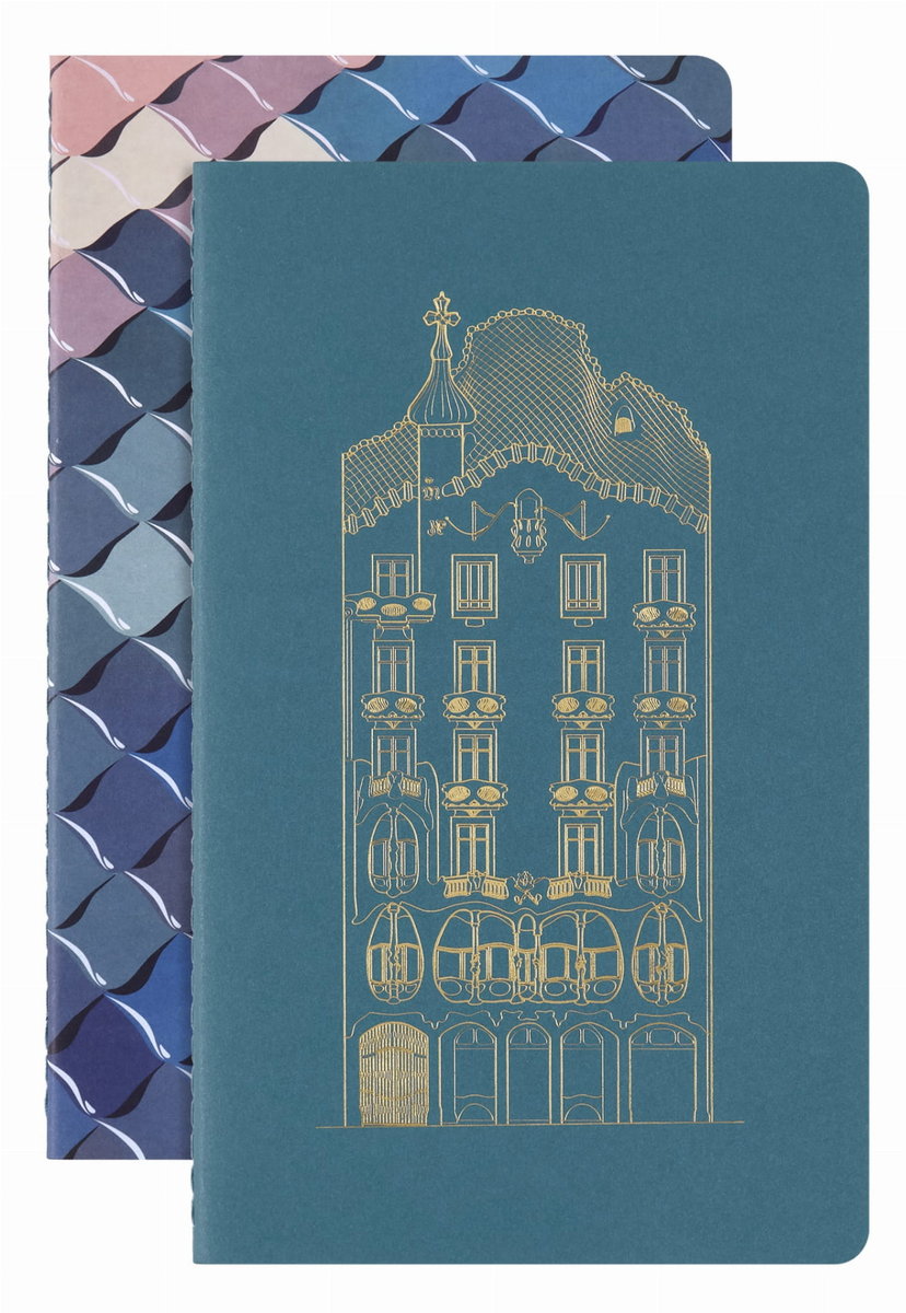 Zestaw 2 Zeszytów Moleskine Cahier Journals L Casa Batlló