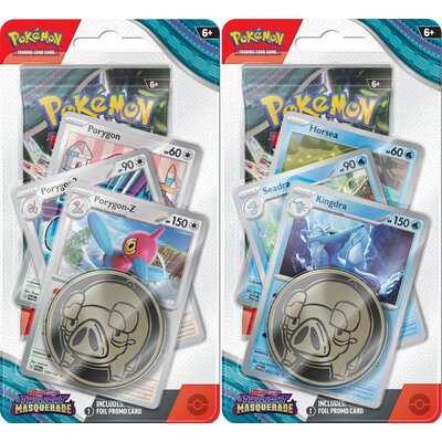 Gra karciana POKEMON TCG Scarlet & Violet Twilight Masquerade Premium Checklane Blister Box (1 zestaw)