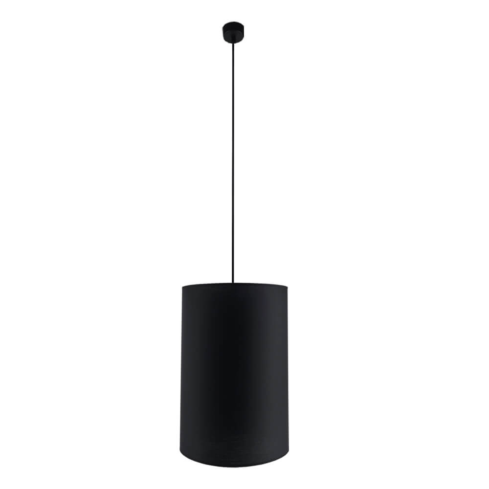 Wisząca lampa Lamego 5189 Shilo tuba materiałowa do kuchni czarna
