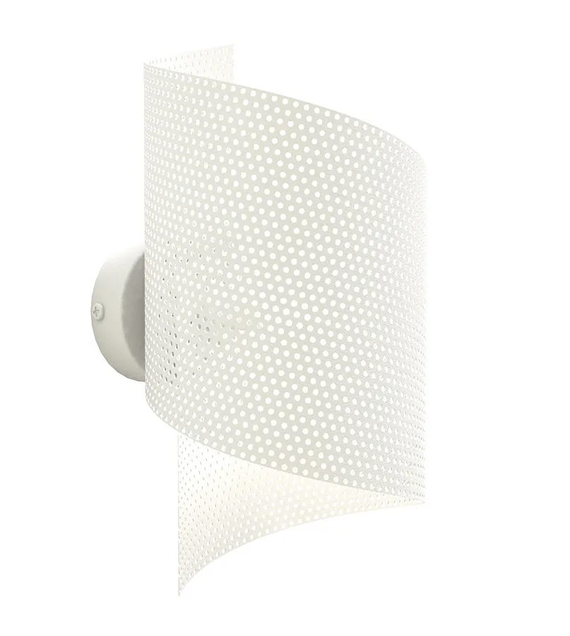 Biały nowoczesny kinkiet ażurowy F6-Z55