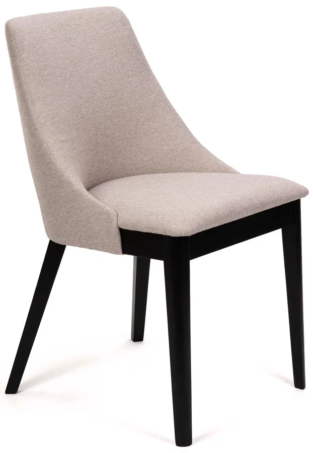 Beżowe kubełkowe krzesło tapicerowane nowoczesne Z2-C40