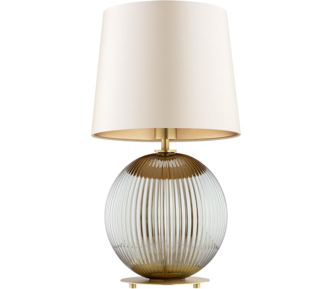 Argon 8530 - Lampa stołowa HAMILTON 1xE27/15W/230V kremowa/szara