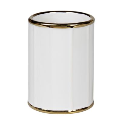 Kubek Pouli 7,5 x 7,5 x 10 cm biały