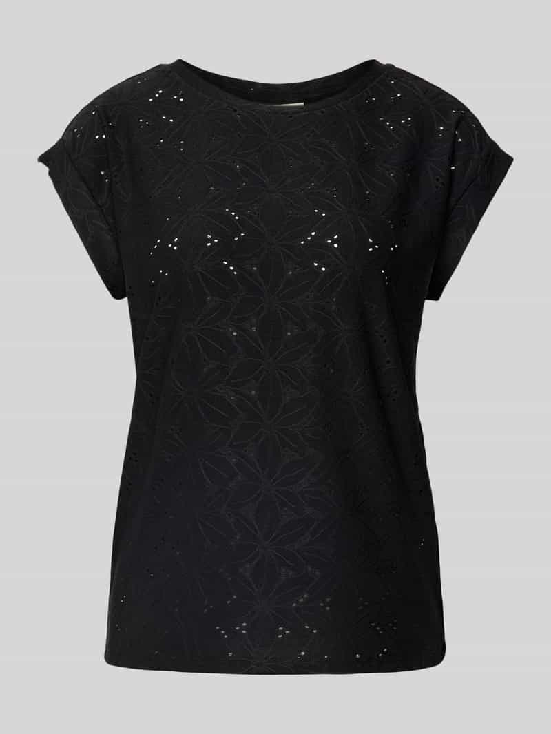 T-shirt z haftem angielskim model ‘Blond’