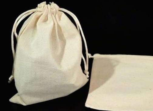 Woreczek lniany - do nalewek - na zioła - 13x18cm