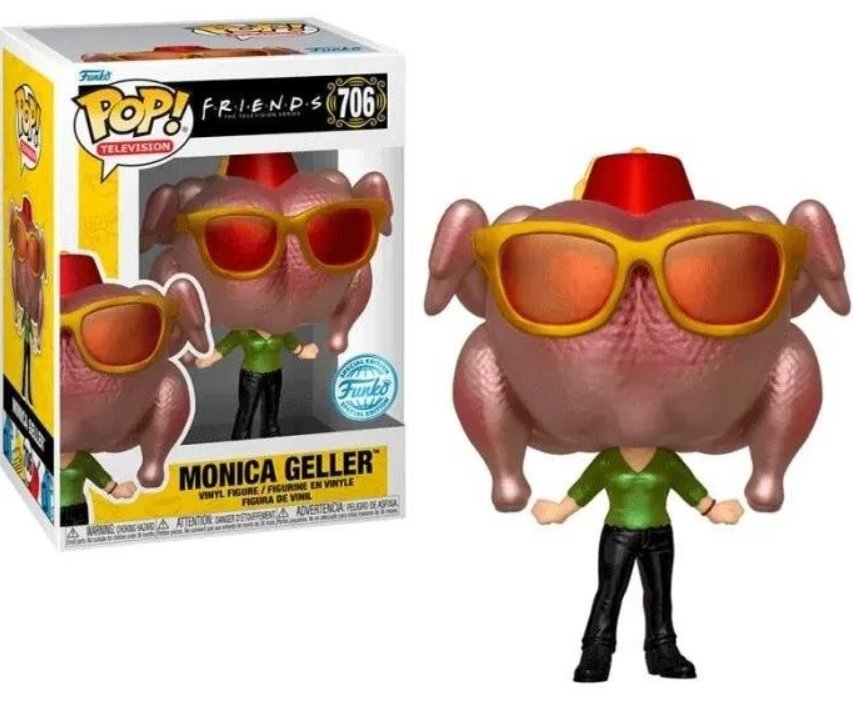 figurka funko pop! friends monica geller metalic effect 706 special edition