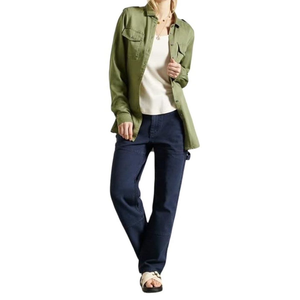 Koszula damska SuperDry Military klasyczna-XS