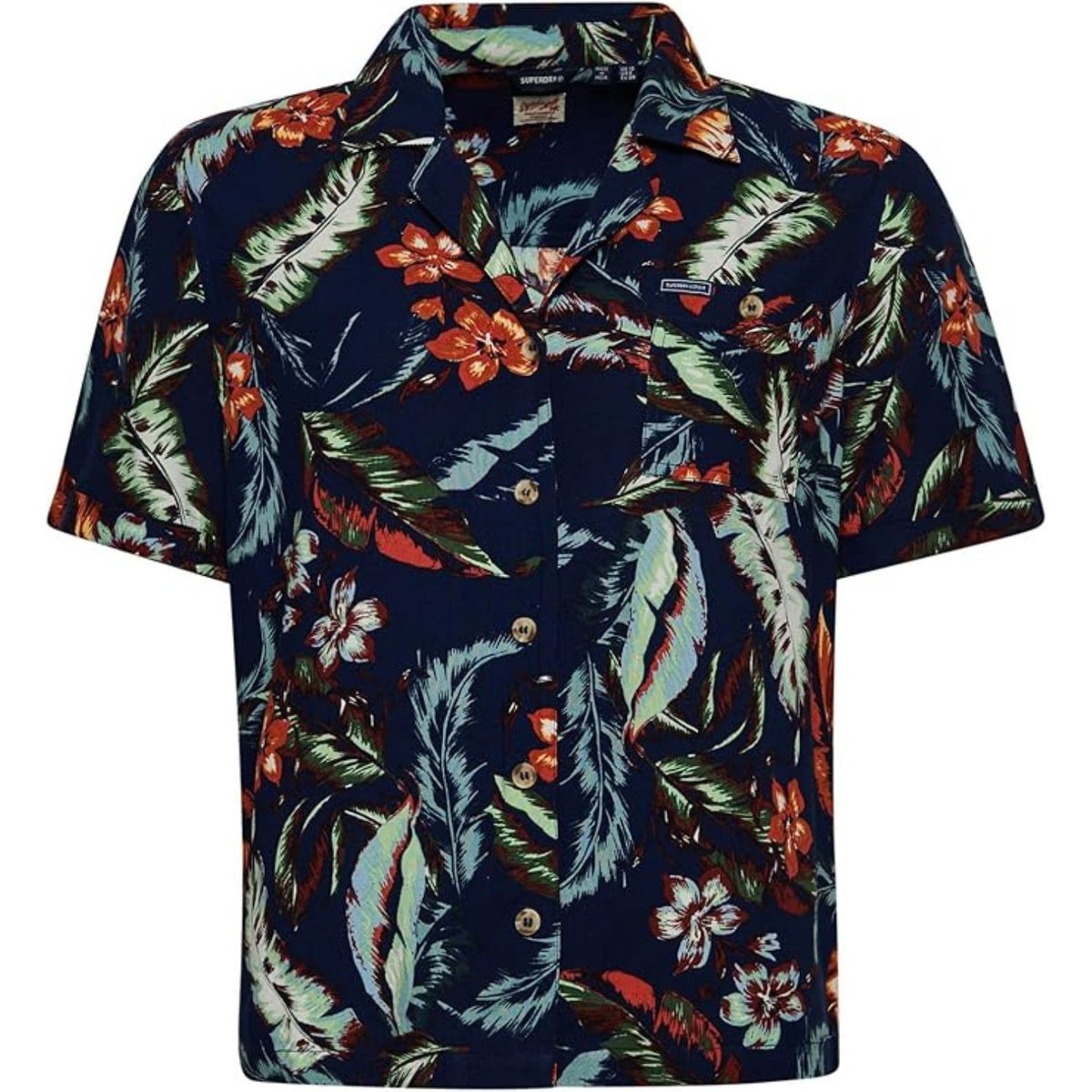 Koszula damska SuperDry Vintage Resort krótki rękaw-S