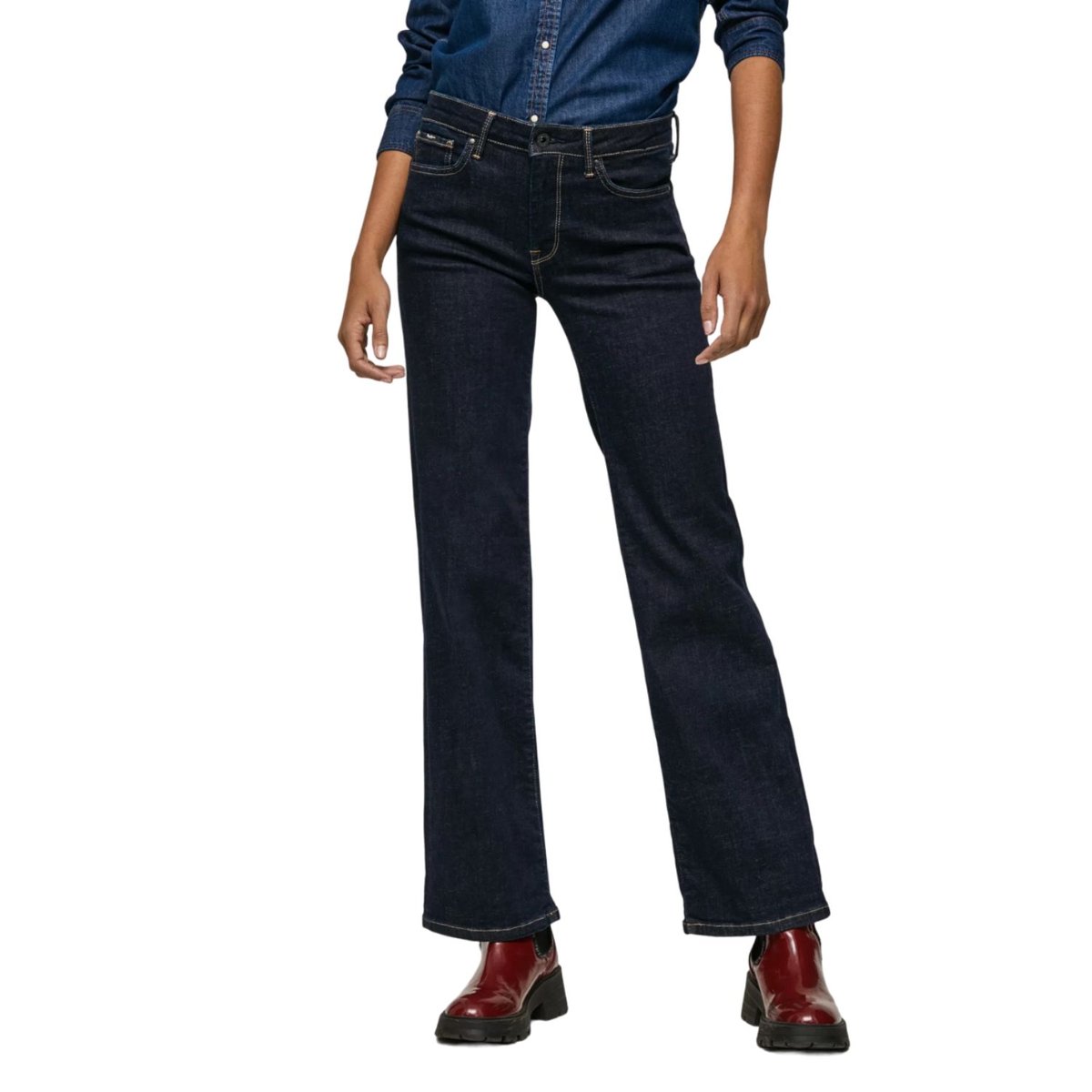 Spodnie damskie Pepe Jeans Aubrey flare jeansy-W24