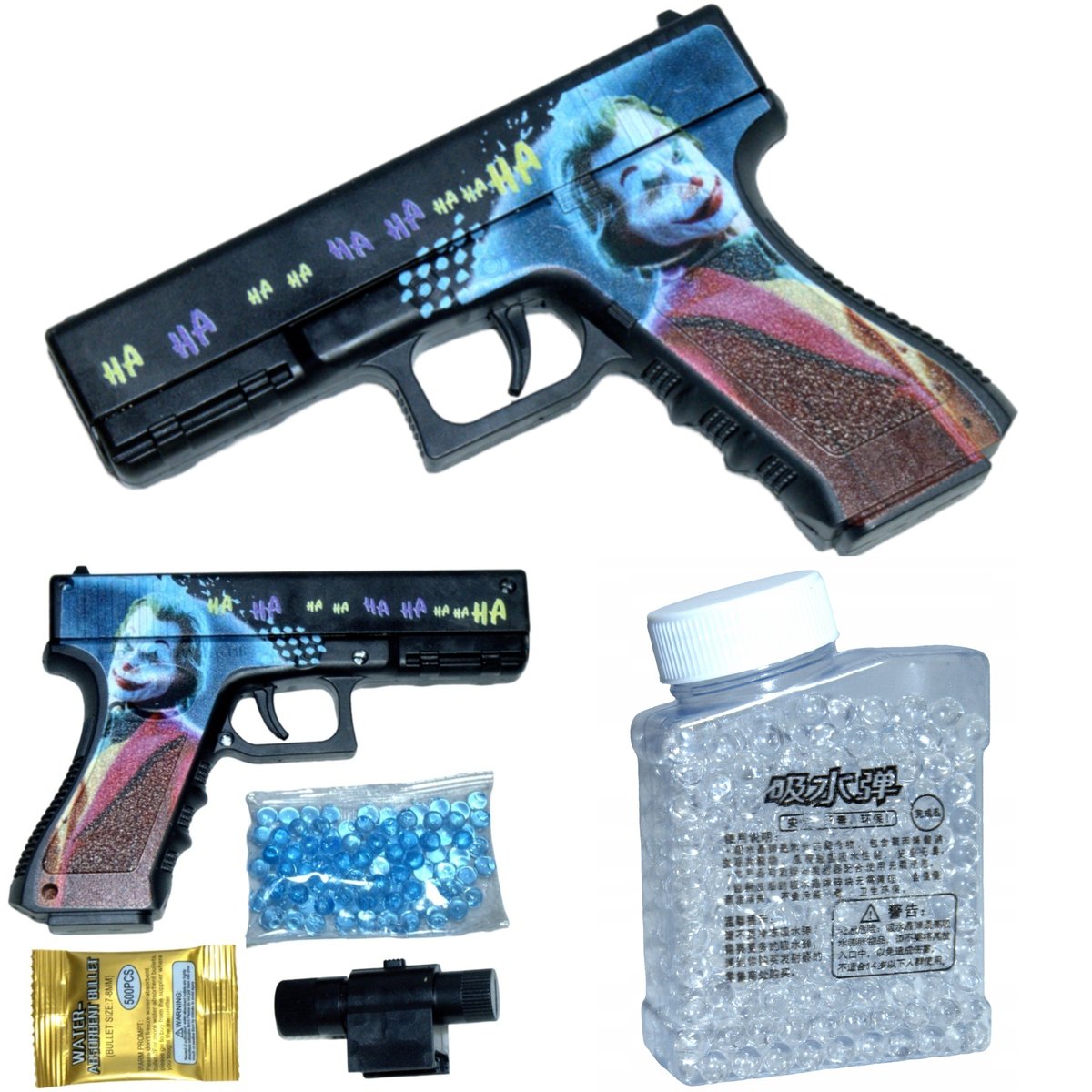 BEZPIECZNY PISTOLET KULKI WODNO-ŻELOWE PISTOLETY + KULKI 700