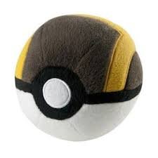 Pokemon Maskotka PLUSZOWY POKE BALL Czarny ULTRA BALL 12 cm PKW3541