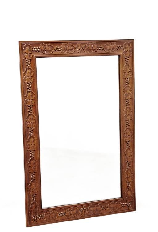 STYLOWE LUSTRO W DREWNIANEJ RZEŹBIONEJ RAMIE 151087/ POLOMEBLE