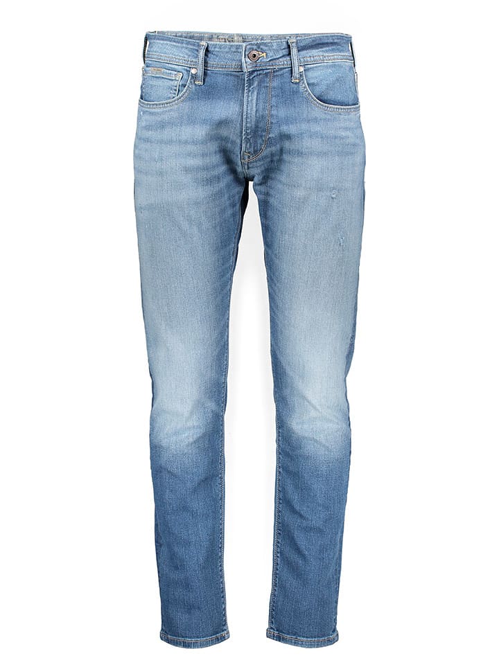 Pepe Jeans Dżinsy - Tapered fit - w kolorze niebieskim