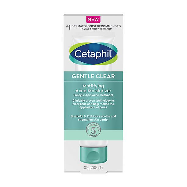 Cetaphil Krem nawilżający do twarzy, delikatny, przezroczysty, matujący, nawilżający krem nawilżający do trądziku do pielęgnacji skóry wrażliwej, 3...