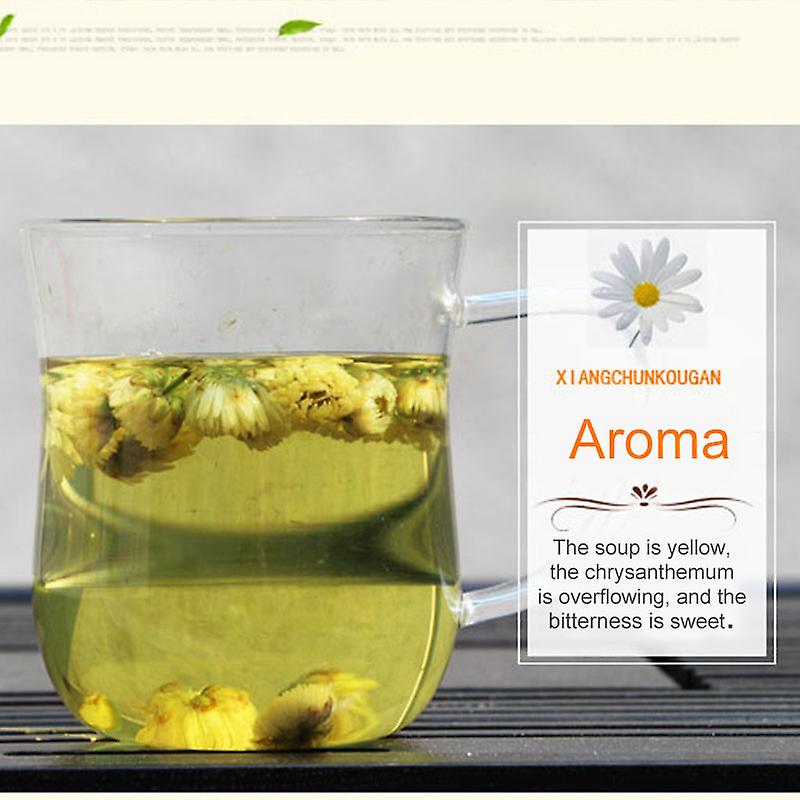 Brawdress 500g Herbata kwiatowa chryzantema Organiczna Luźno Suszona Zapieczętowana Kwitnąca Herbata Ziołowa jak pokazują