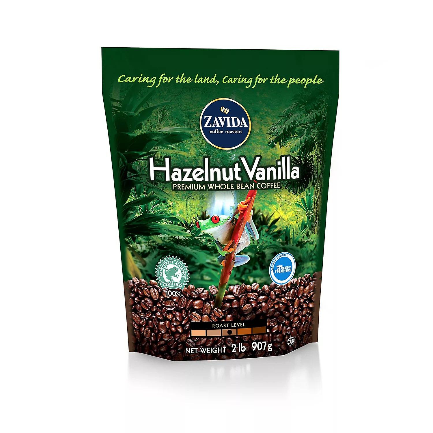Zavida Hazelnut Vanilla 907g kawa ziarnista smakowa RFA