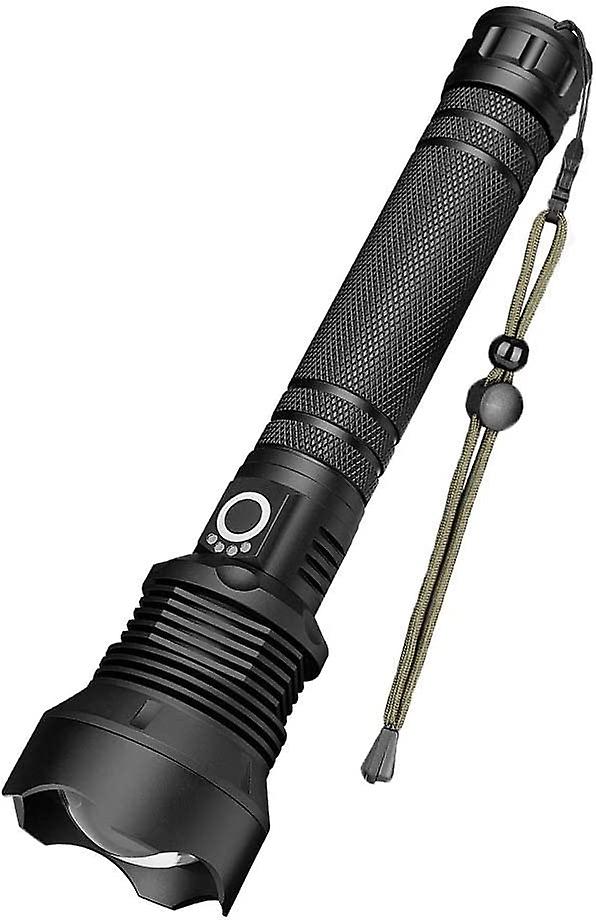 Latarka LED 90000 lumenów XHP70 Ultra mocna regulowana zoomowalna wodoodporna latarka USB Rechargeab