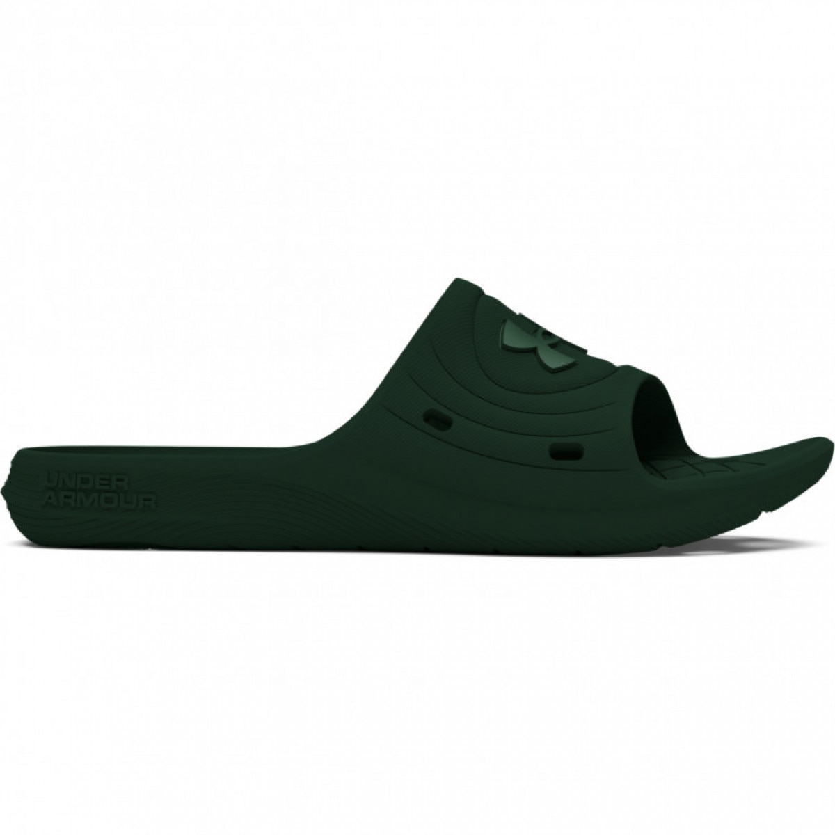 Męskie klapki Under Armour UA M Locker IV Sl - zielone - UNDER ARMOUR