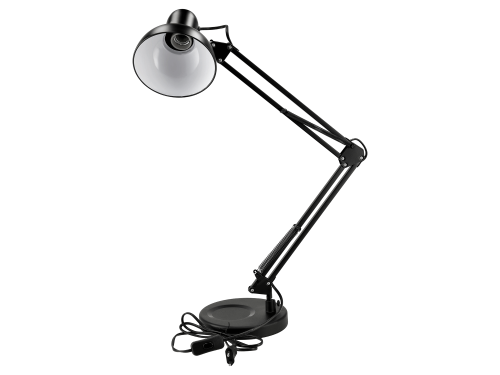 Lampka biurkowa XL kreślarska LED STL043 - Czarna - 1xE27