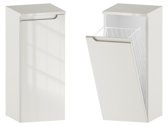 Słupek Łazienkowy ETH 30 cm K Lewy - Kaszmir Wysoki Połysk