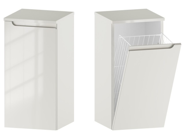 Słupek Łazienkowy ETH 35 cm K Prawy - Kaszmir Wysoki Połysk