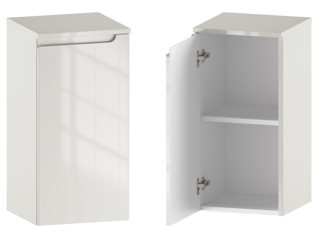 Słupek Łazienkowy ETH 35 cm DD Lewy - Kaszmir Wysoki Połysk