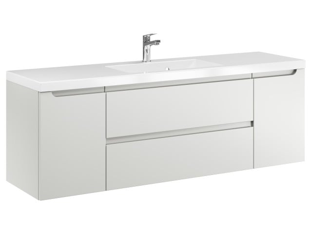 Szafka Wisząca Z Umywalką ETH 140 cm D - Kaszmir Mat