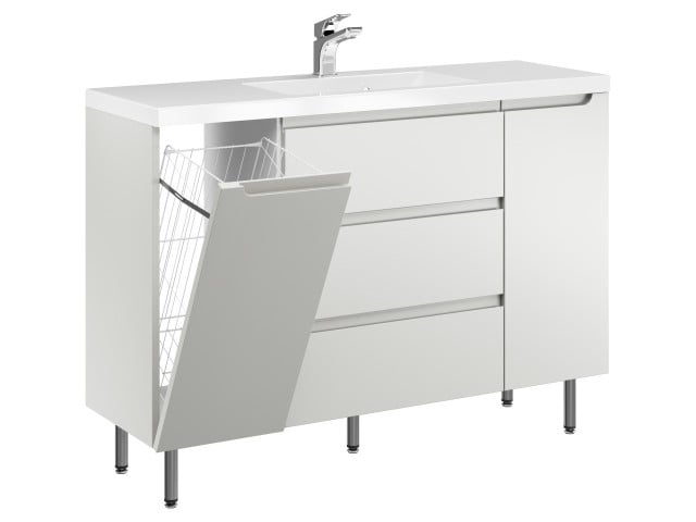 Szafka Stojąca Z Umywalką ETH 120 cm KD - Kaszmir Mat