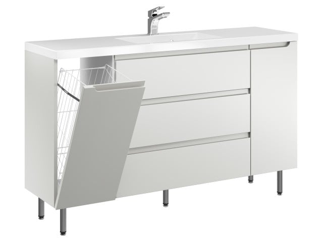 Szafka Stojąca Z Umywalką ETH 140 cm KD - Kaszmir Mat