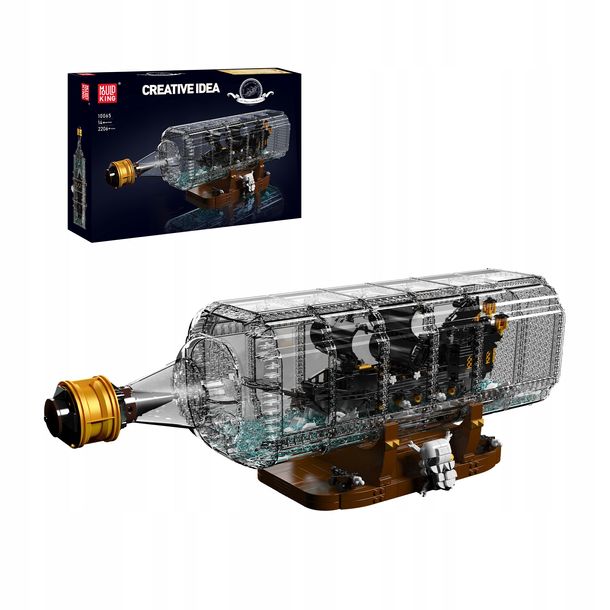 Klocki Mould King 10065 Piraci Z Karaibów Czarna Perła W Butelce