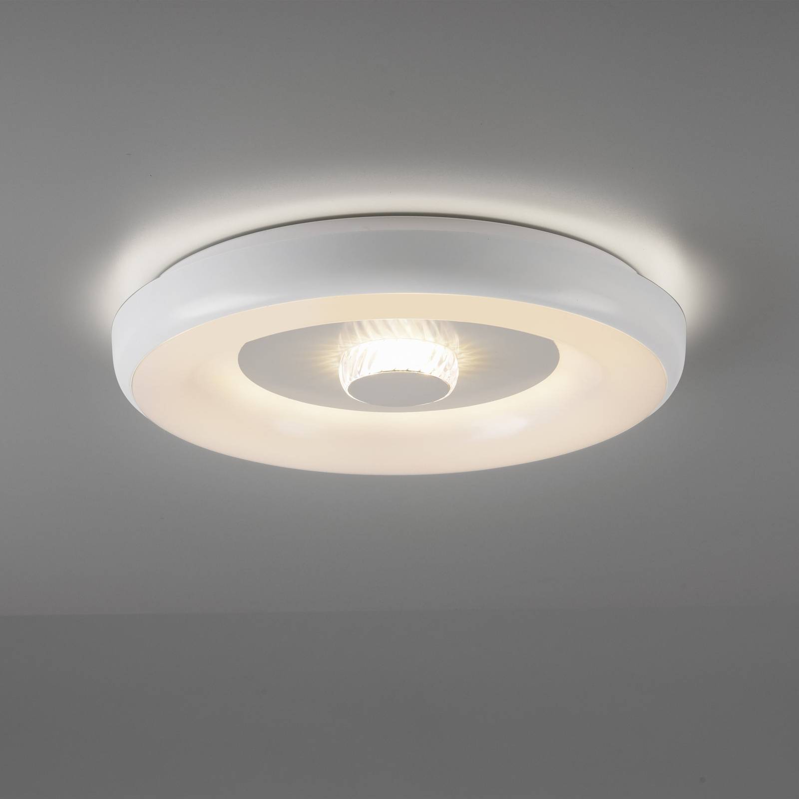 JUST LIGHT. Lampa sufitowa LED LOLAsmart Vertigo, biała