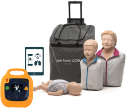 Sendpol Zestaw: Fantomy Family Little QCPR ( Anne - QCPR, Junior - QCPR , Baby - QCPR ) + Trainer AED 112p