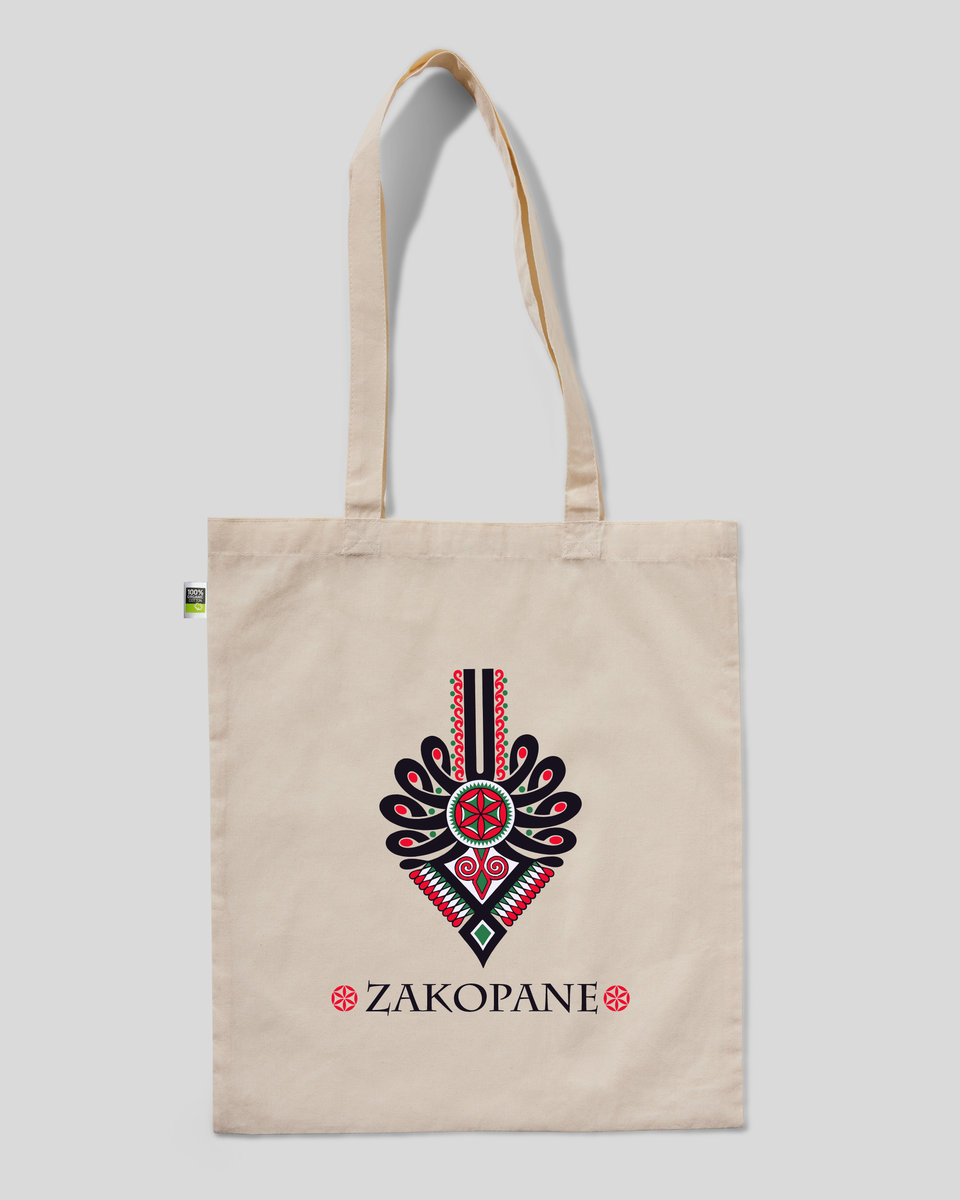 TORBA BAWEŁNIANA NA ZAKUPY PARZENICA ZAKOPANE Naturalny