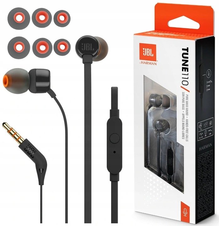 JBL TUNE 110 Czarne