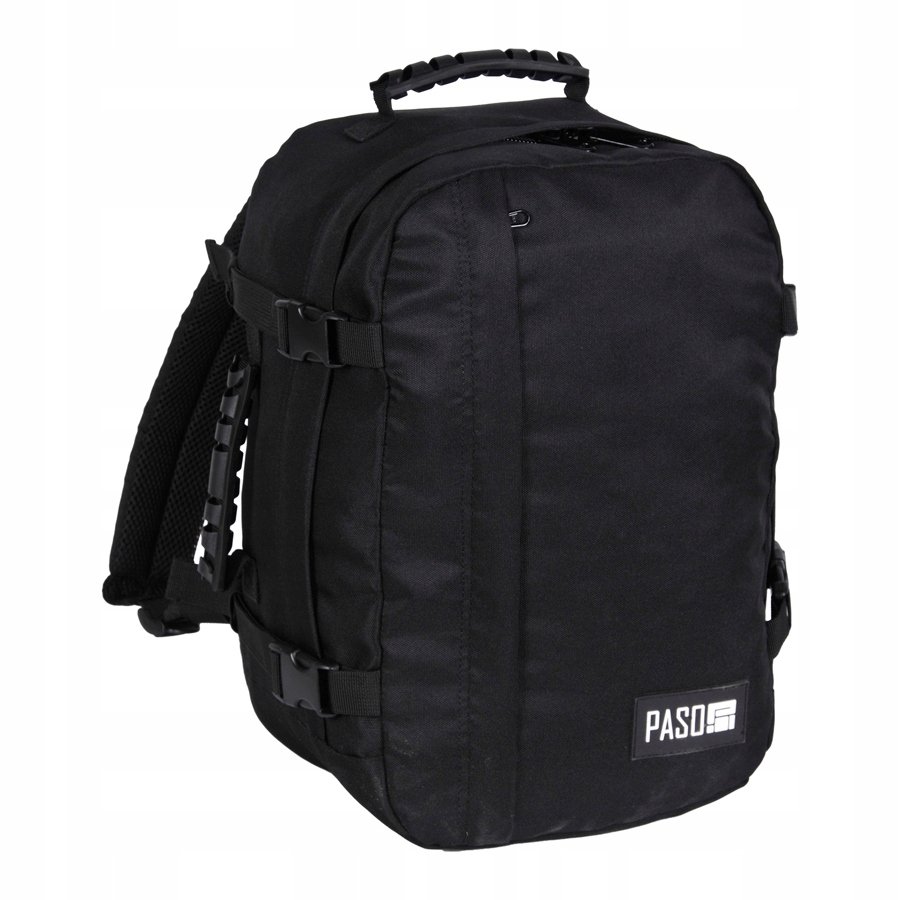 PLECAK podróżny PASO CZARNY bagaż podręczny DO SAMOLOTU WIZZAIR RYANAIR