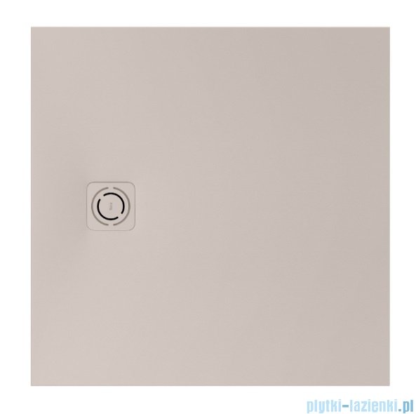 Roca Magma 90x90 cm brodzik kwadratowy kompozytowy STONEX BEŻOWY APE0138438403650