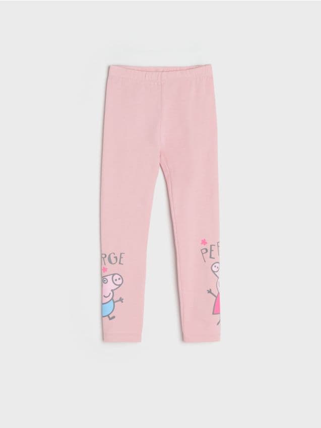 Sinsay - Legginsy Świnka Peppa - różowy