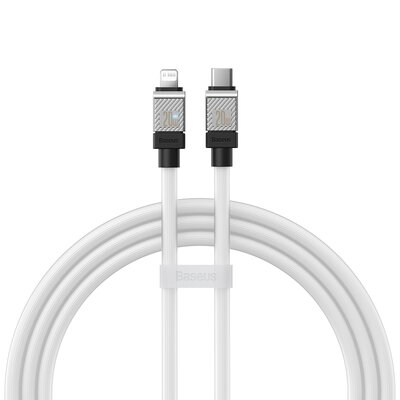 Kabel szybko ładujący Baseus USB-C do Lightning CoolPlay Series 20W 1m (biały)