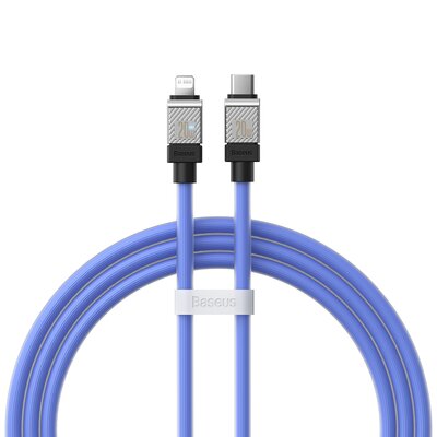 Kabel szybko ładujący Baseus USB-C do Lightning CoolPlay Series 20W 1m (fioletowy)