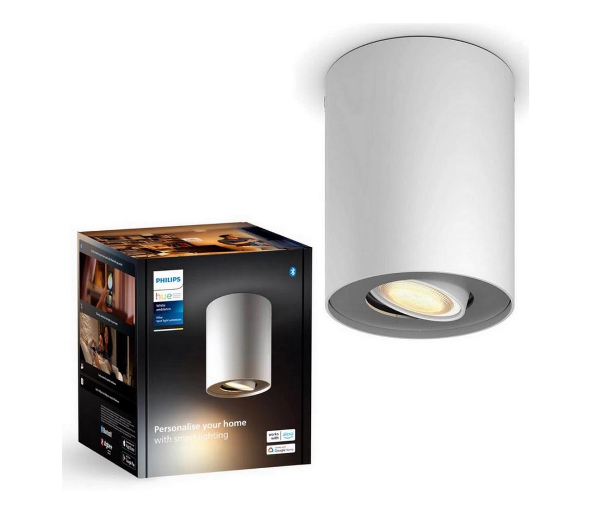 Philips - LED Ściemnialne oświetlenie punktowe Hue PILLAR 1xGU10/4,2W/230V białe