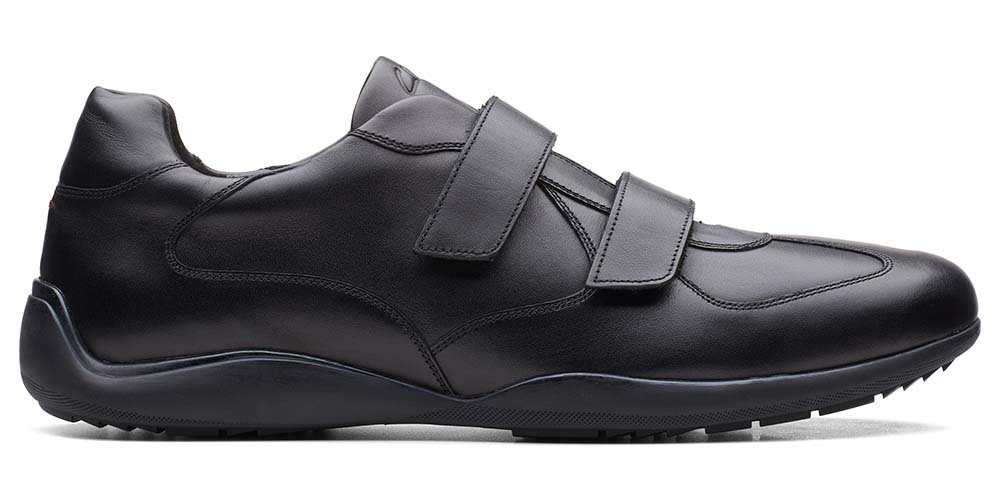 Clarks Konrad Ease Półbuty czarne skórzane 42,5