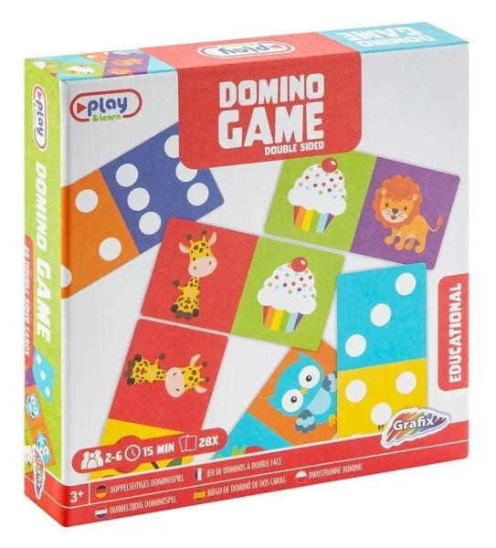 Gra - Domino dwustronne 28 kart - Grafix