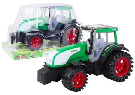 Traktor z napędem zielony - Leantoys