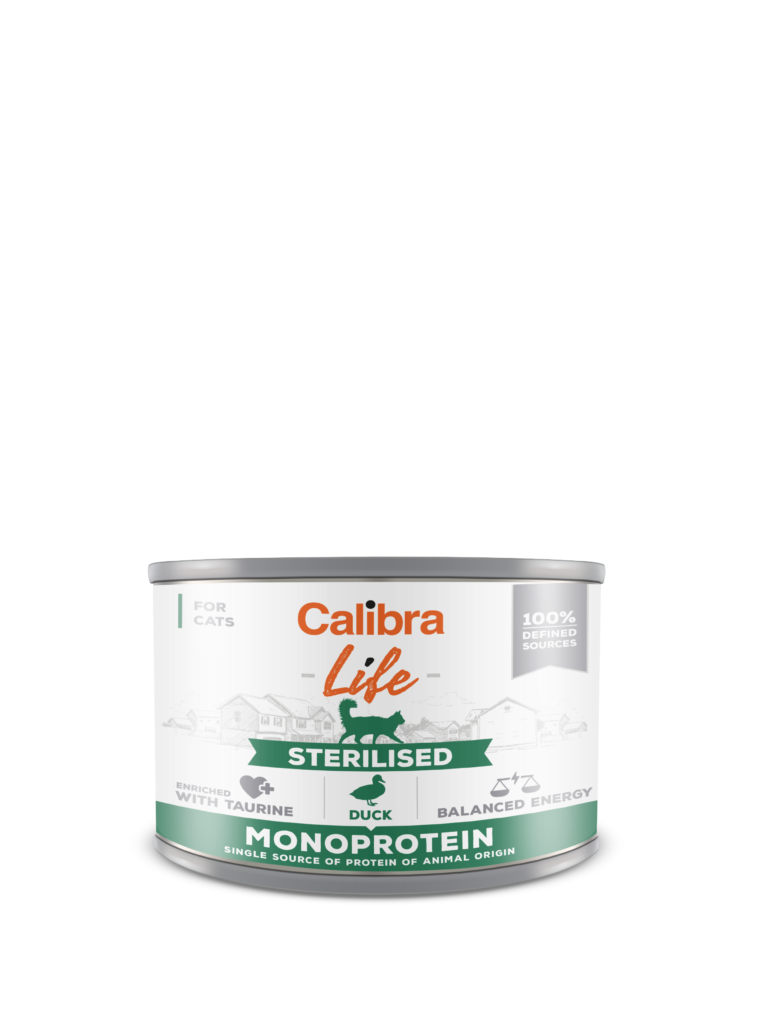 CALIBRA Cat Life Sterilised Duck 24x200g