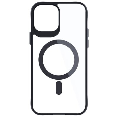 Etui 3MK Satin Armor MagCase do Apple iPhone 12 Pro Max Przezroczysto-czarny