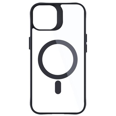 Etui 3MK Satin Armor MagCase do Apple iPhone 15 Plus Przezroczysto-czarny