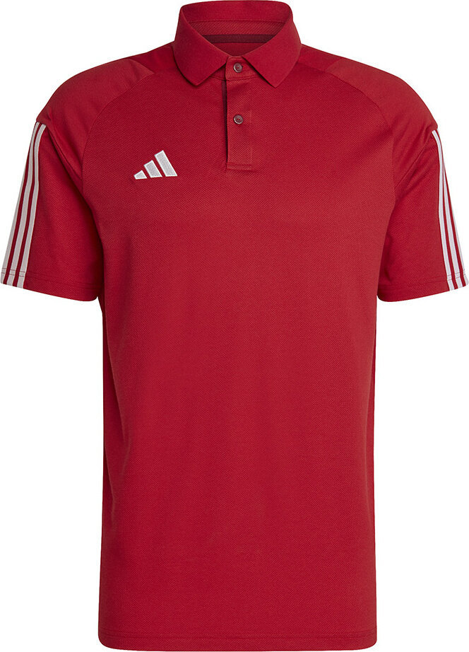 Koszulka męska adidas Tiro 23 Competition Polo czerwona HI3049-XS