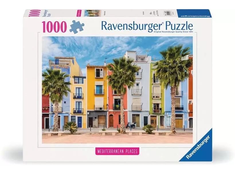 Ravensburger, Puzzle 1000: Środziemnomorska Hiszpania (12000027). Wiek: 14+