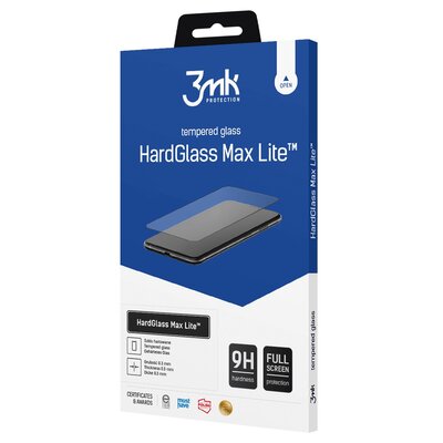 3MK HardGlass Max Lite iPhone SE 4 czarny/black Fullscreen Glass Lite